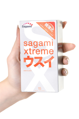 720/1 ПРЕЗЕРВАТИВЫ ЛАТЕКСНЫЕ SAGAMI XTREME 0.04MM №15