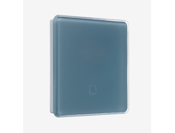 Сенсорный радиовыключатель одноклавишный HiTE PRO SN-R1 серо-голубой стекло