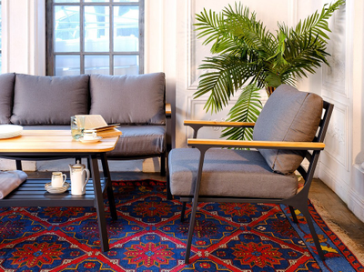 Диванная группа Concorde L темный графит