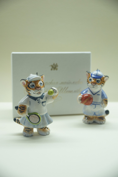 Комплект ёлочных игрушек "Спортивные тигрята"