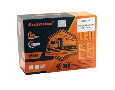 Светодиодные билед линзы для Volvo FH12 (2002-2012) Aozoom Truck Trailer 24 вольта