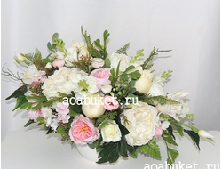 Интересная Композиция из искусственных цветов средних размеров - Летние ночи № С010/Москва и СПБ