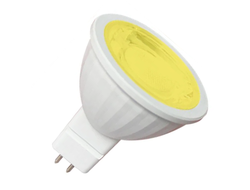 Лампа светодиодная Ecola MR16 GU5.3 220V 9W Желтый прозр. 47x50 M2CY90ELT