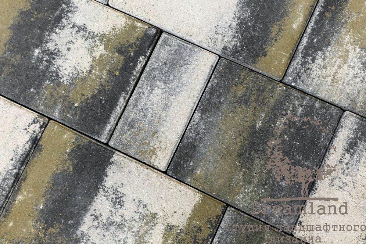 Тротуарная плитка Палермо, colormix оливковый