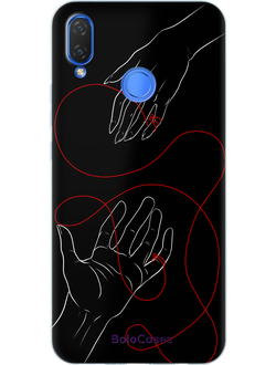 Чехол для Huawei  с дизайном Total Black №2