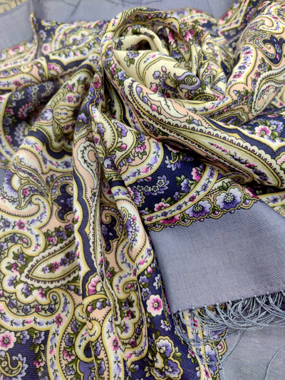 Павловопосадский платок Северное лето 1923-15