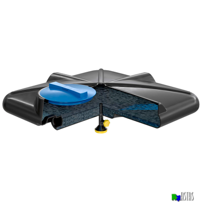 Бак душевой «РОСА» 200 литров