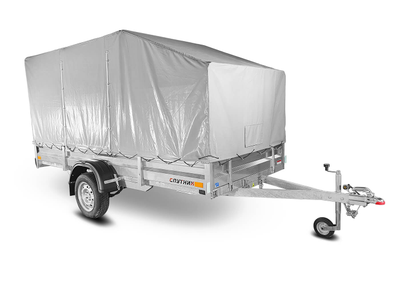 Прицеп «Спутник PRO» (3440x1440x330) оцинкованная рама, с силовым подрамником, LED оптика