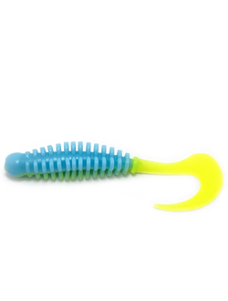 Приманка силиконовая Boroda Baits Phantom 110 201-Blue/Lemon