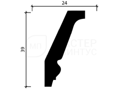 Карниз потолочный Decor-Dizayn DD24