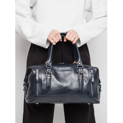 Кожаная дорожная сумка Ravenna Premium blue (арт. 4047-19)