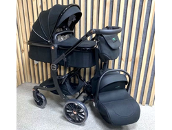 Детская коляска 3 в 1 Luxmom 601A Черный