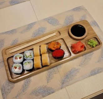 Набор для суши, Sushi-Master, дубовый