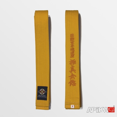 пояс для каратэ с вышивкой киокушинкай