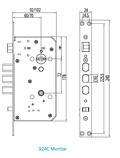 Электронный дверной замок Philips EasyKey DDL702 Face ID