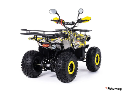 Квадроцикл Motax ATV Grizlik Super Lux 125 сс (AB) Желтый-камуфляж