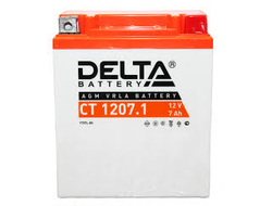 Аккумулятор Delta  CT 1207.1 (YTX7L-BS)
