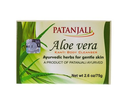 Мыло Алое вера Aloe Vera Kanti Patanjali, 75 гр