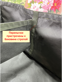 Грядка садовая средняя 135 литров. Две перемычки. Умная тканевая грядка Гроубэг