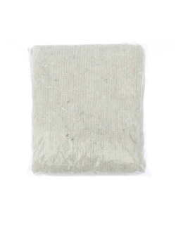 Тряпка для пола (80х100 см) ХПП пл.180 г/кв.м. строчка 2,5 мм, цвет: белый,оверлок, инд.пакет