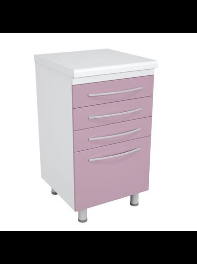 Тумба металлическая с ящиками на опорах ТМЯ-4.0 Люкс