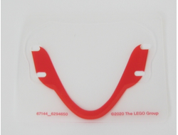 Plastic Windscreen with Red Border, n/a (67144)