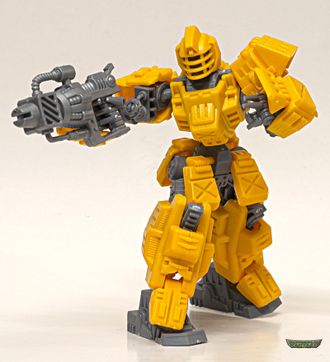 Техноробот "Ликвидатор" (ВМ_18) желтый+серый полистирол