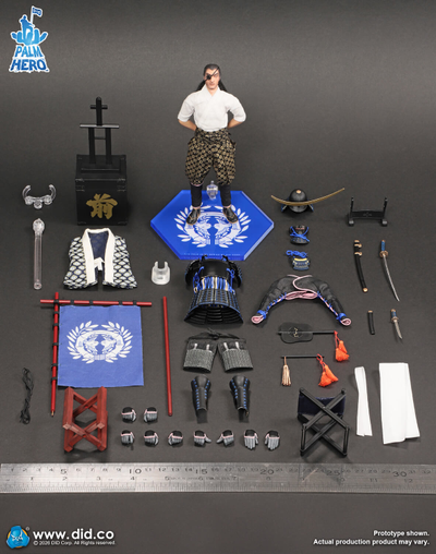 ПРЕДЗАКАЗ - Самурай Датэ Масамунэ - Коллекционная фигурка 1/12 Palm Hero Japan Samurai Series 4 – Date Masamune (XJ80030) - DID ?ЦЕНА: 13200 РУБ.?