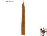 Свеча восковая желтая 15 см (время горения 4 часа) (Candle)