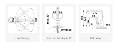 Смеситель Blanco Mila