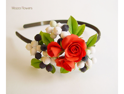 Ободок "Страсть и нежность" .