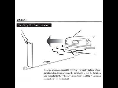 Парктроник универсальный светодиодный датчик парковки