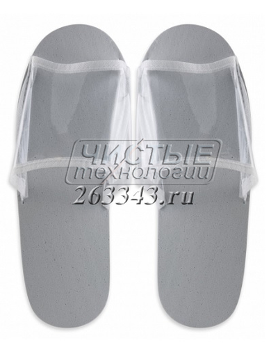 Тапочки для сауны с прозрачным козырьком