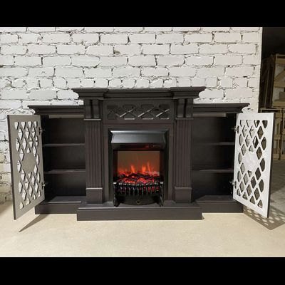 Электрокамин Асгард BL с очагом Fobos