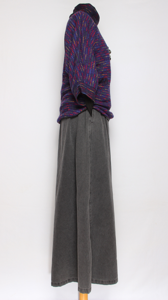 ДЖЕМПЕР БОХО "КИМОНО"  пёстрый джинс, сирень, электрик, трава, хаки, черный до р.50