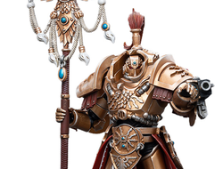 Алларус Терминатор Кустодес - Претор (Warhammer 40k) - КОЛЛЕКЦИОННАЯ ФИГУРКА 1/18 Adeptus Custodes Vexilus Praetor in Allarus Terminator Armour Phelam Tolguror (JT3938) - JOYTOY