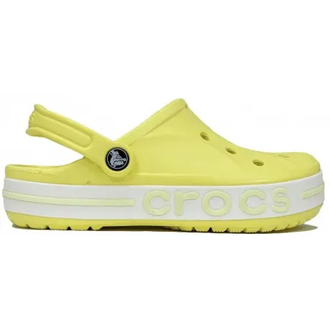 CROCS BAYABAND CLOG ЖЕЛТЫЕ С БЕЛЫМ