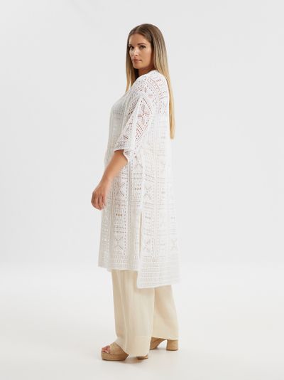 Вязаный летний кардиган