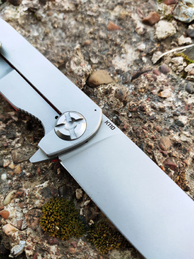 Складной нож Чиж NEXT сталь AUS10, рукоять G10, цвет красный