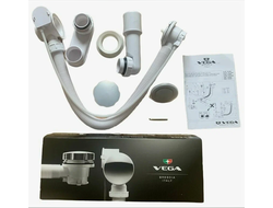 Слив перелив п/автомат Vega V55R 60см эко пластик хром