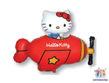 Шар  Hello Kitty  Хеллоу Китти 92 см фольга ( шар + гелий + лента )