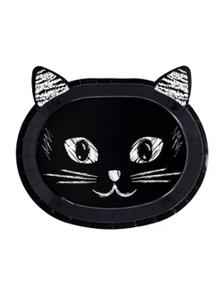 Тарелка фигурная Котики 23см 6шт/G