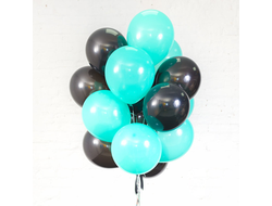 Черные и мятные шары