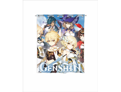 Штора в ванную Genshin Impact, Геншин Импакт №1