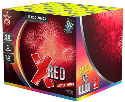 Батарея салютов X RED (1,2" / 30 залпов)