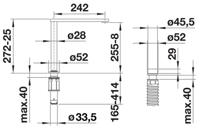 Смеситель Blanco ELOSCOPE-F II