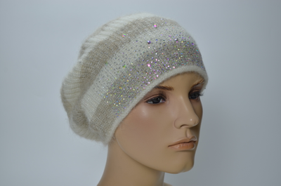 Итальянский берет женский Визио в полоску