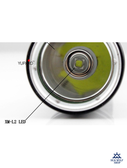 Фонарик для дайвинга Yupard-SH, T6-1000Lm, скользящ. выкл /белый