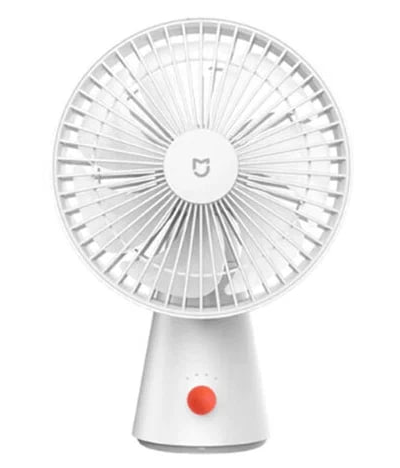 Портативный настольный вентилятор Xiaomi Mijia Desktop Fan 4000mAh (ZMYDFS01DM) белый