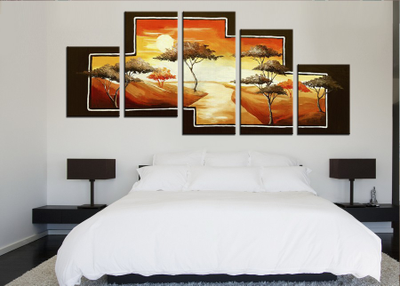 Модульная картина "Дорога к солнцу"